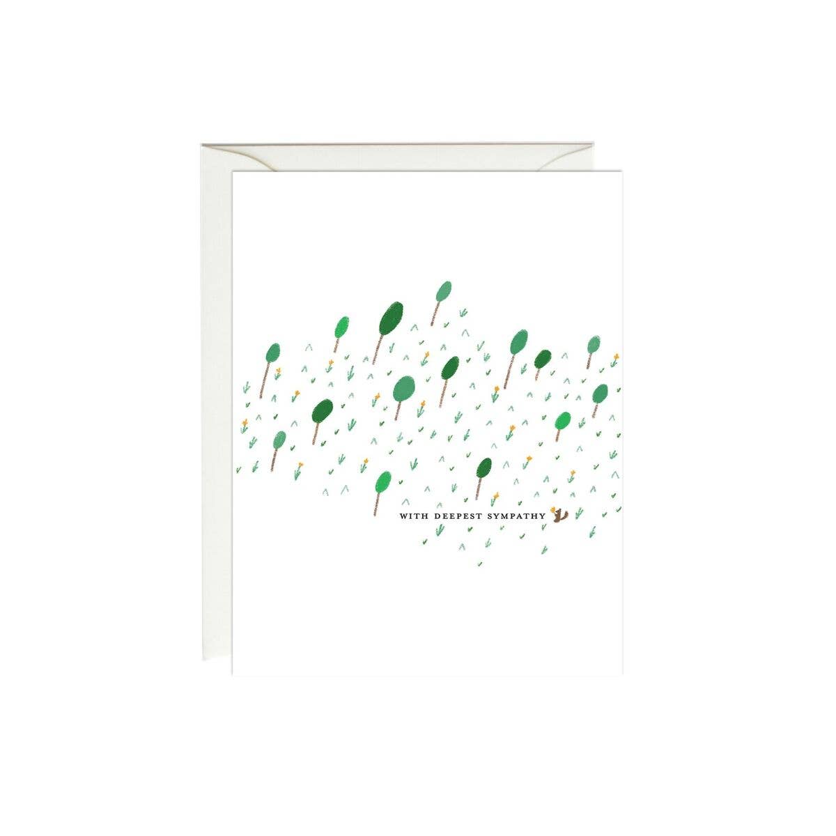 sympathy grove blank card shop now at flower + furbishshipping