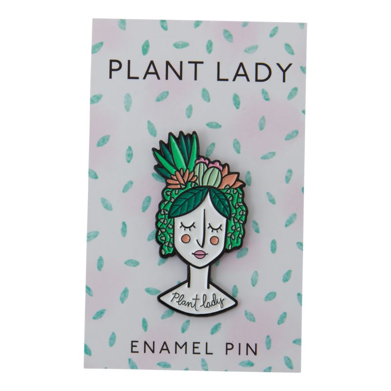 plant lady enamel pin shop now at flower + furbishcelebration, Enamel pin, Gift, pin, shipping