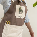 plant lady apron shop now at flower + furbishapron, celebration, Gift, mom, plant, Plant accessory, shipping, thank you