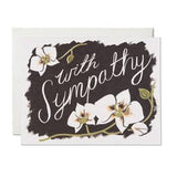 with sympathy blank card shop now at flower + furbishshipping