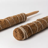 two pack | coco coir pole for plant support shop now at flower + furbish