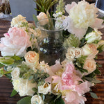 soft + serene urn arrangement shop now at flower + furbishfloral arrangement, Funeral, sympathy, Urn wreath