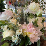 soft + serene urn arrangement shop now at flower + furbishfloral arrangement, Funeral, sympathy, Urn wreath