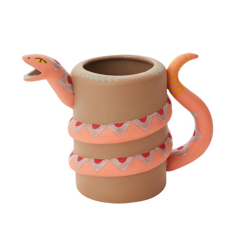 serpent watering can shop now at flower + furbishplant, plant pot, Planter, Pot, shipping, Snake