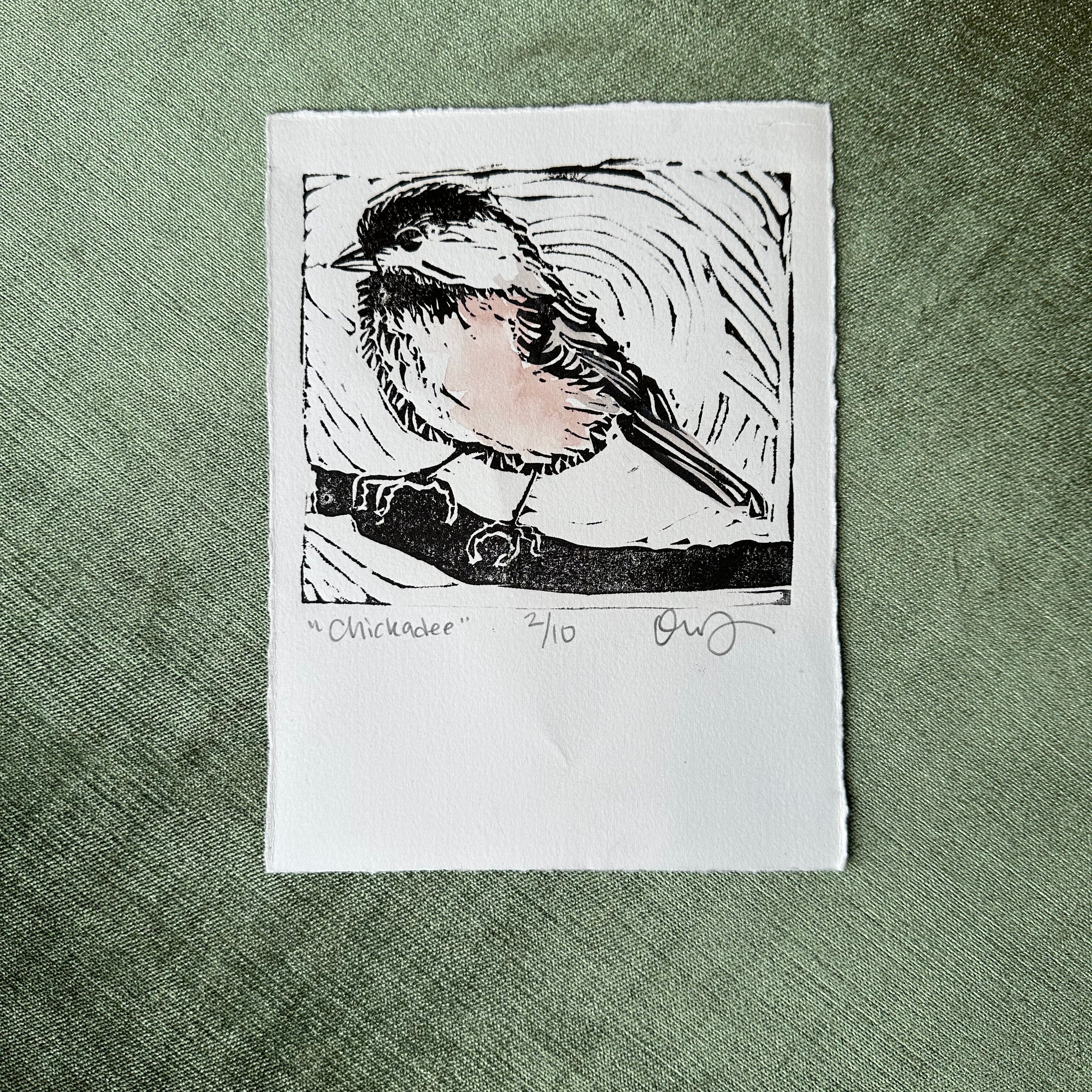 chickadee print shop now at flower + furbishlife on mars, marlee, print, shipping