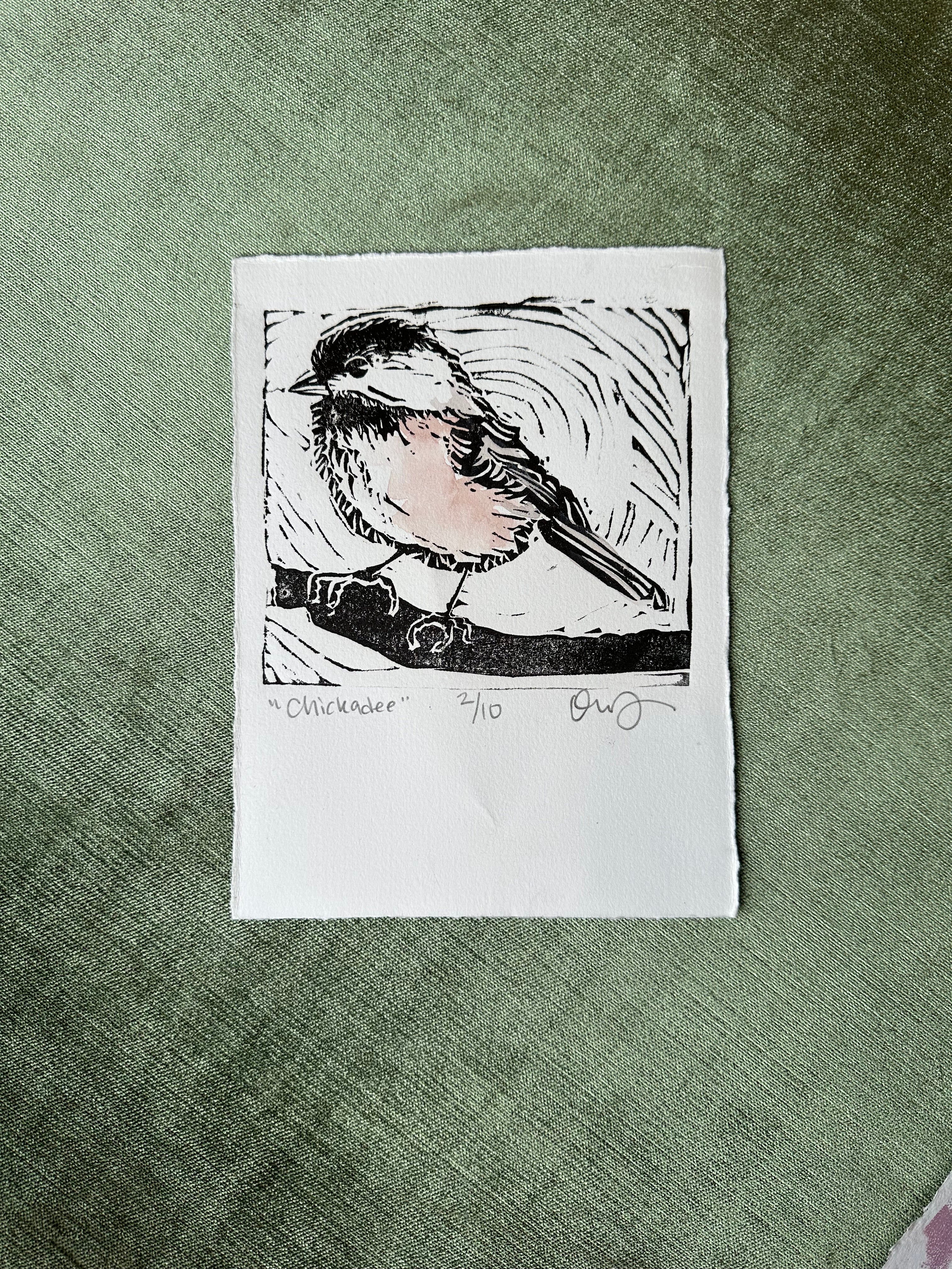 chickadee print shop now at flower + furbishlife on mars, marlee, print, shipping