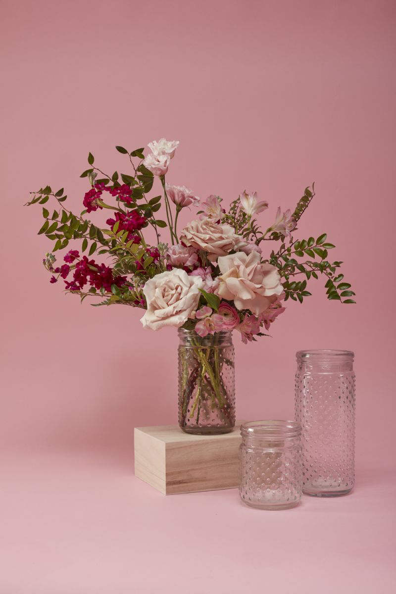 hobnail jar shop now at flower + furbishfloral arrangement, Gift, shipping, vase, vased arrangement, vessel