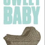 sweet baby mini blank card shop now at flower + furbishanniversary, blank card, card, celebration, mini card, shipping