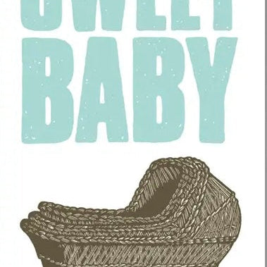 sweet baby mini blank card shop now at flower + furbishanniversary, blank card, card, celebration, mini card, shipping