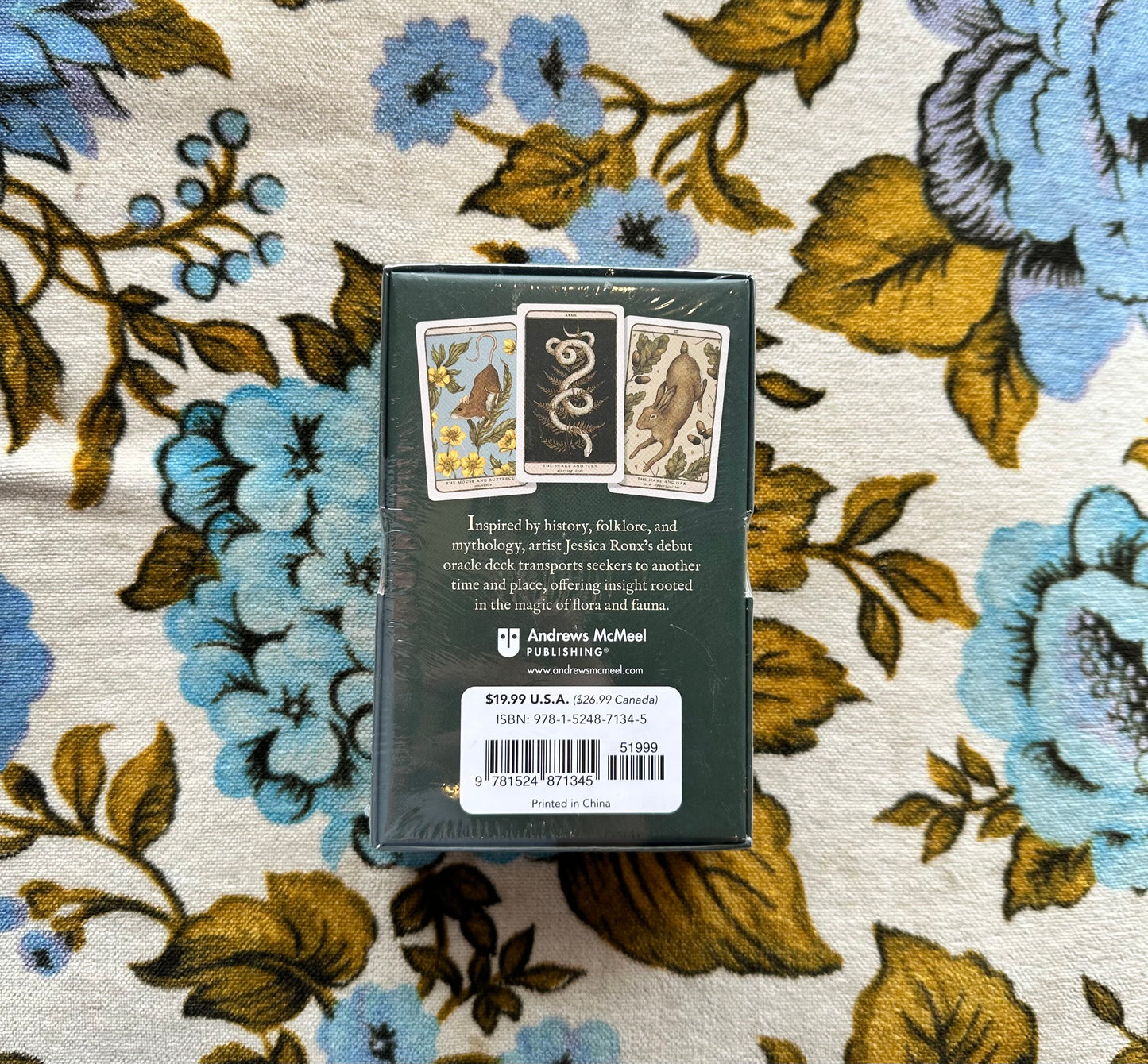 woodland wardens: a 52-card oracle deck & guidebook  from flower + furbish Shop now at flower + furbish