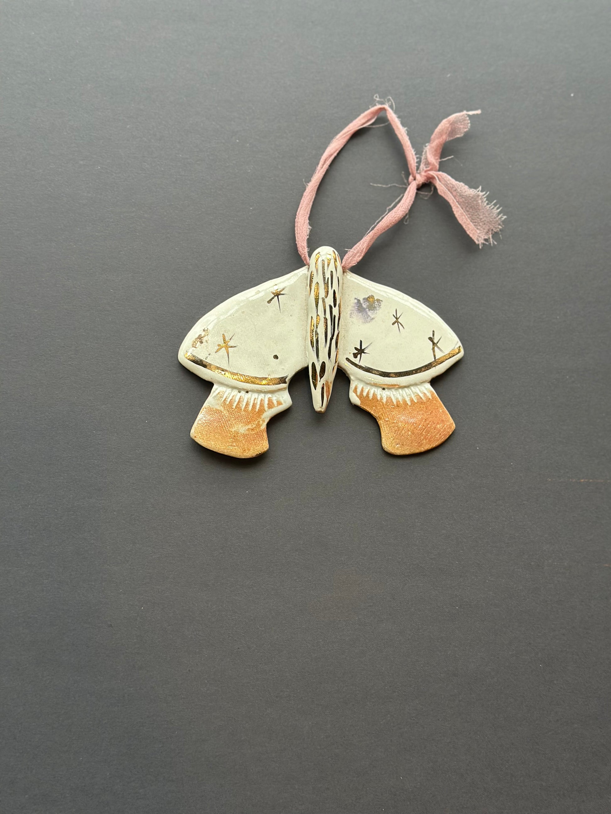 handmade moth ornaments shop now at flower + furbishChristmas, Gift, Handmade, local maker, ornament, shipping