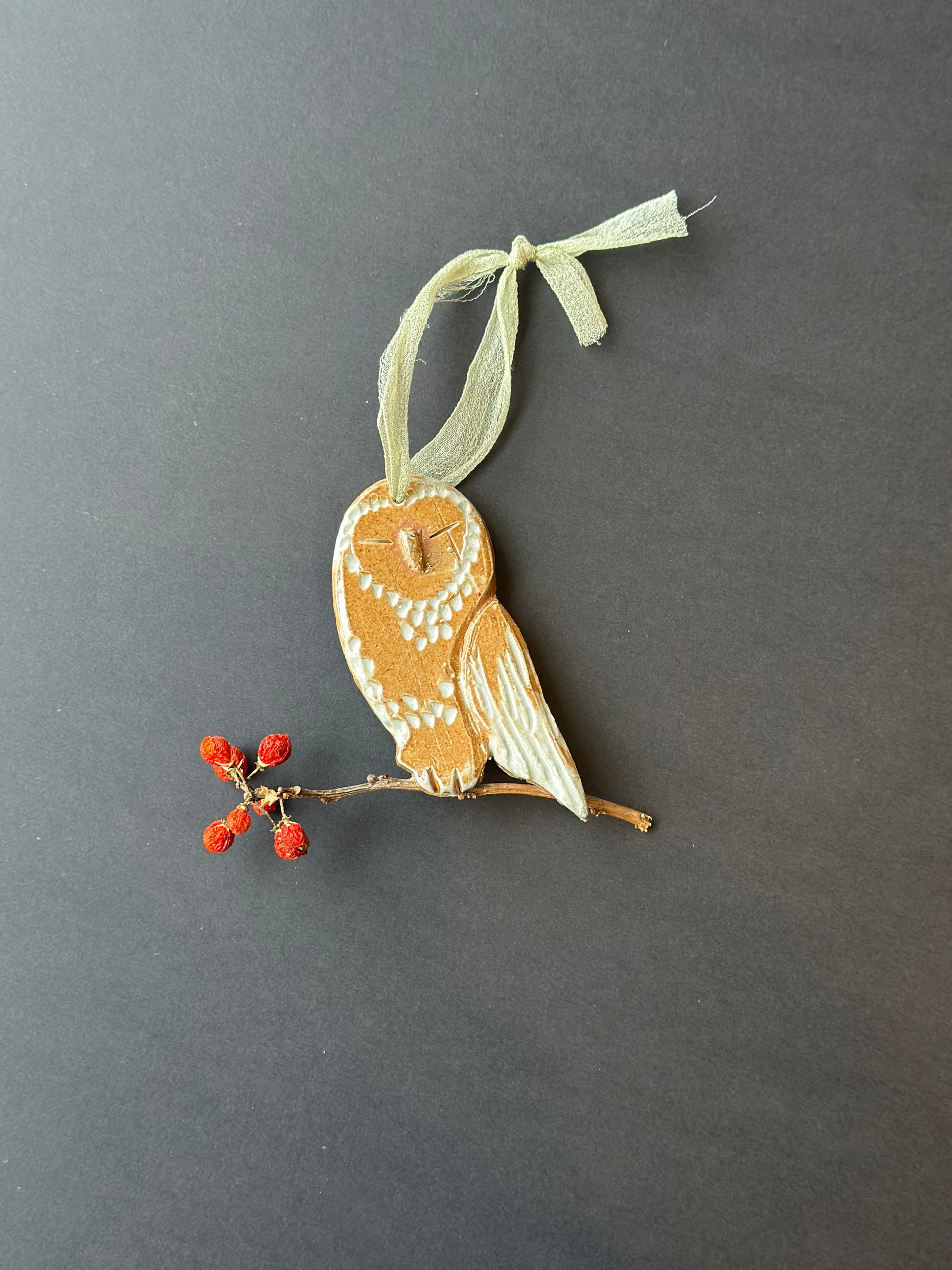 handmade owl ornaments shop now at flower + furbishChristmas, Gift, Handmade, local maker, ornament, shipping