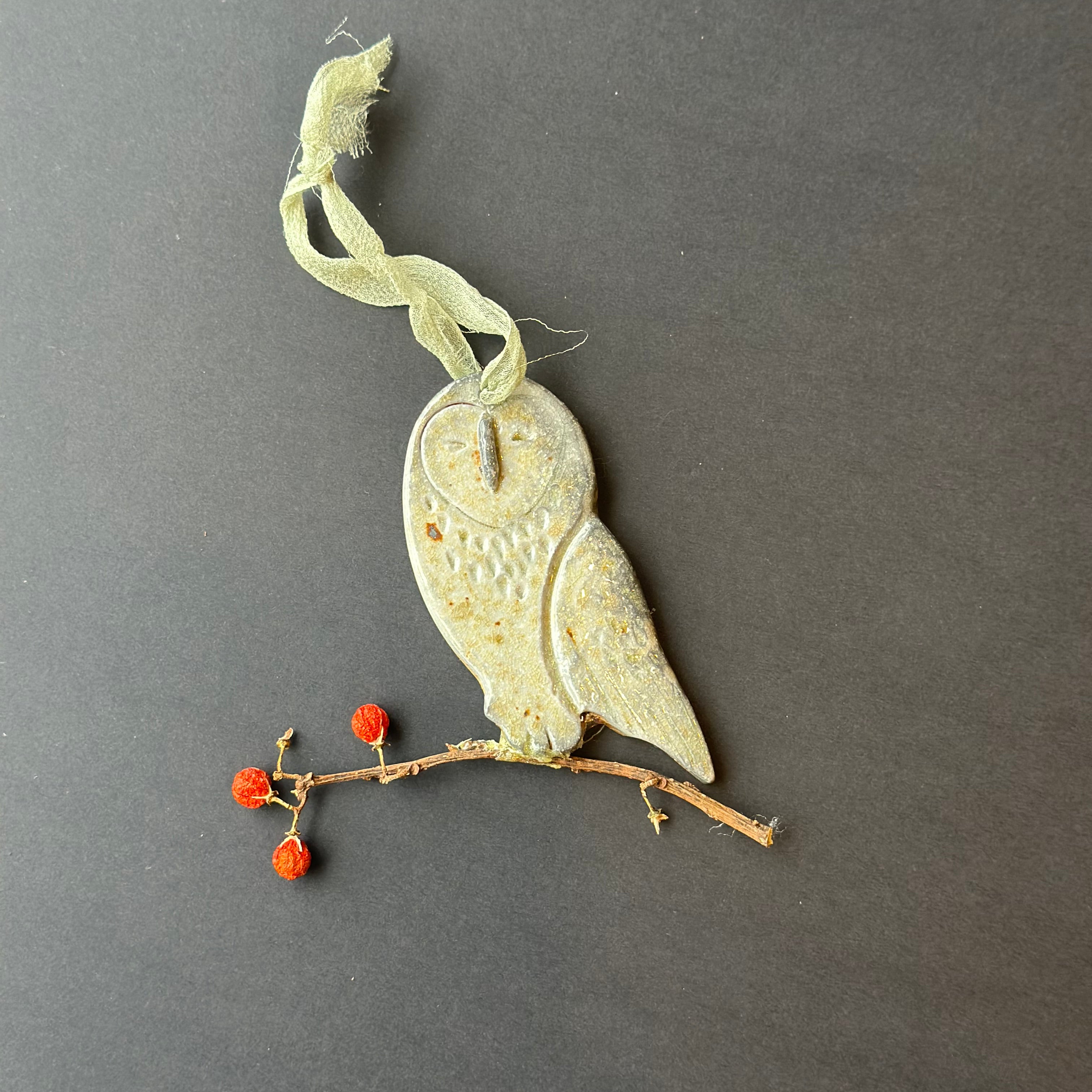 handmade owl ornaments shop now at flower + furbishChristmas, Gift, Handmade, local maker, ornament, shipping