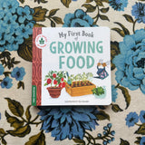 my first book of growing food shop now at flower + furbishBook, celebration, Children’s book, garden, Gift, shipping