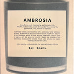 ambrosia boy smells candle candle from flower + furbish Shop now at flower + furbish