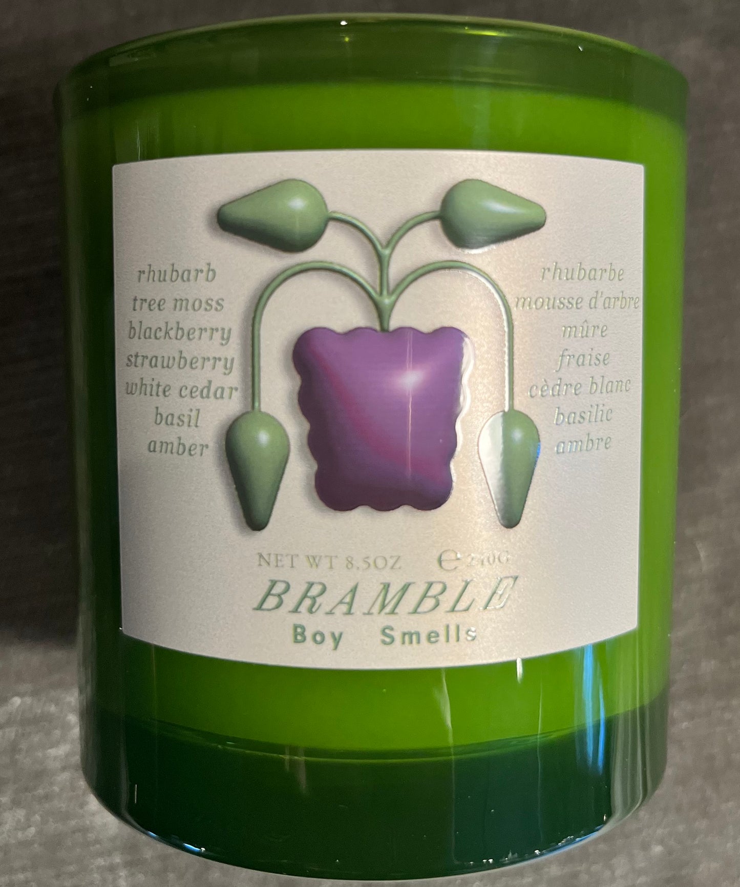 bramble boy smells candle candle from flower + furbish Shop now at flower + furbish