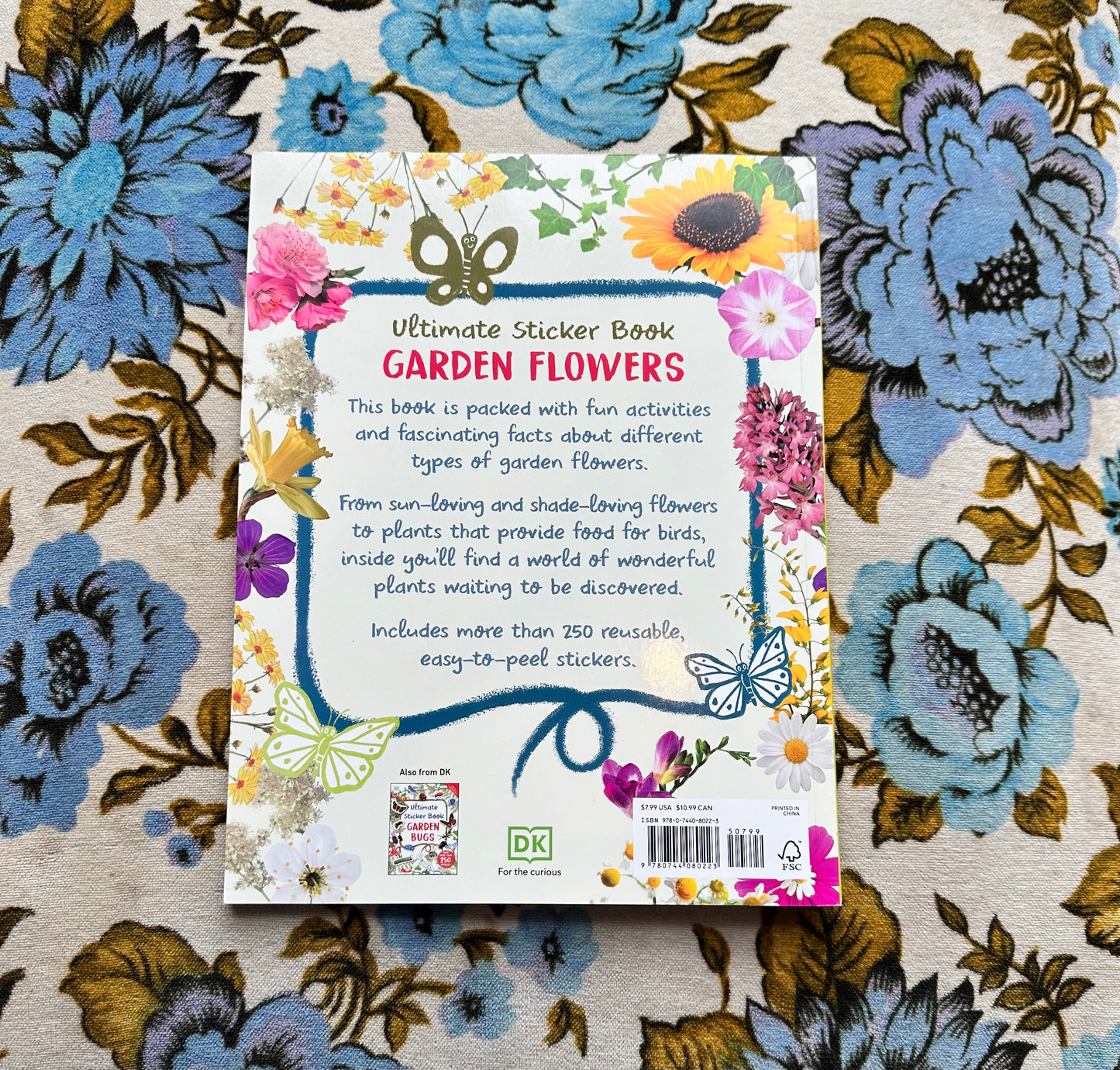 ultimate sticker book: garden flowers book from flower + furbish Shop now at flower + furbish