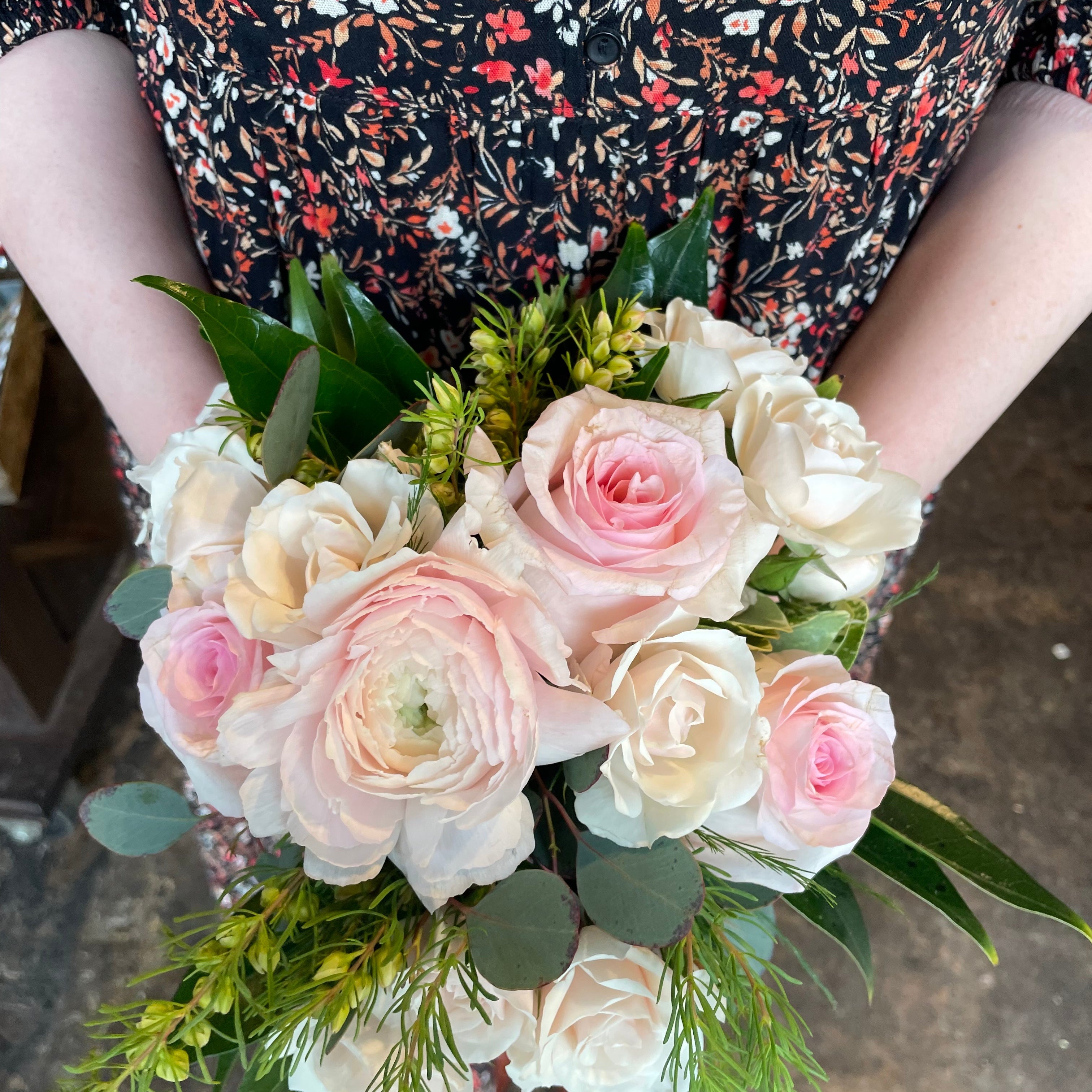 handheld bouquet flowers from flower + furbish Shop now at flower + furbish