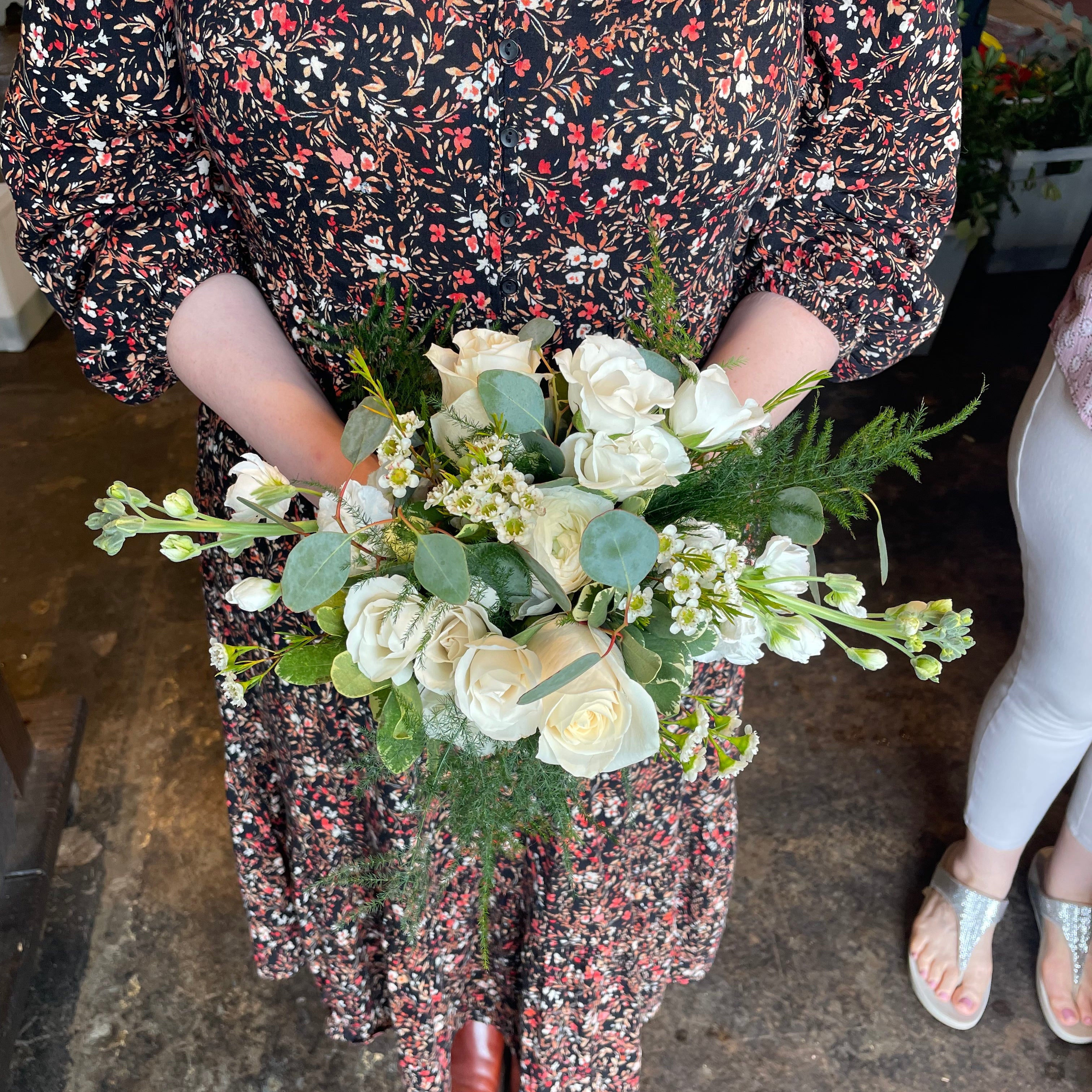 handheld bouquet flowers from flower + furbish Shop now at flower + furbish