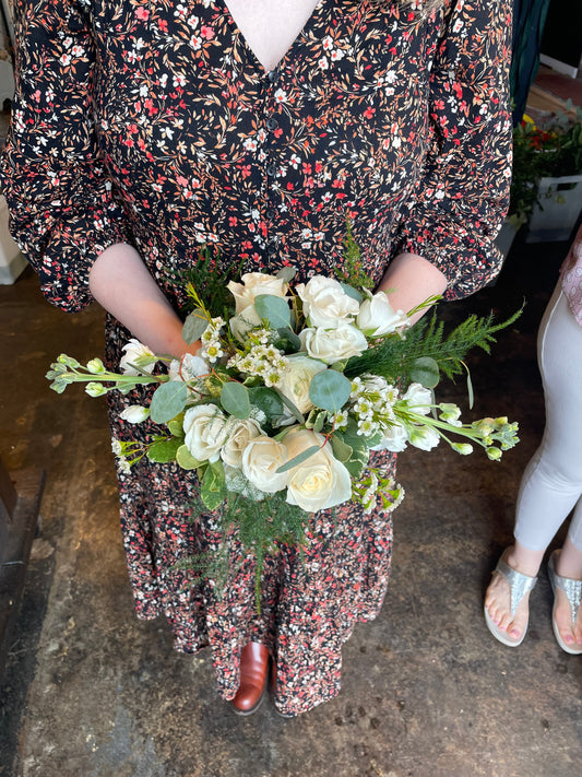 handheld bouquet flowers from flower + furbish Shop now at flower + furbish