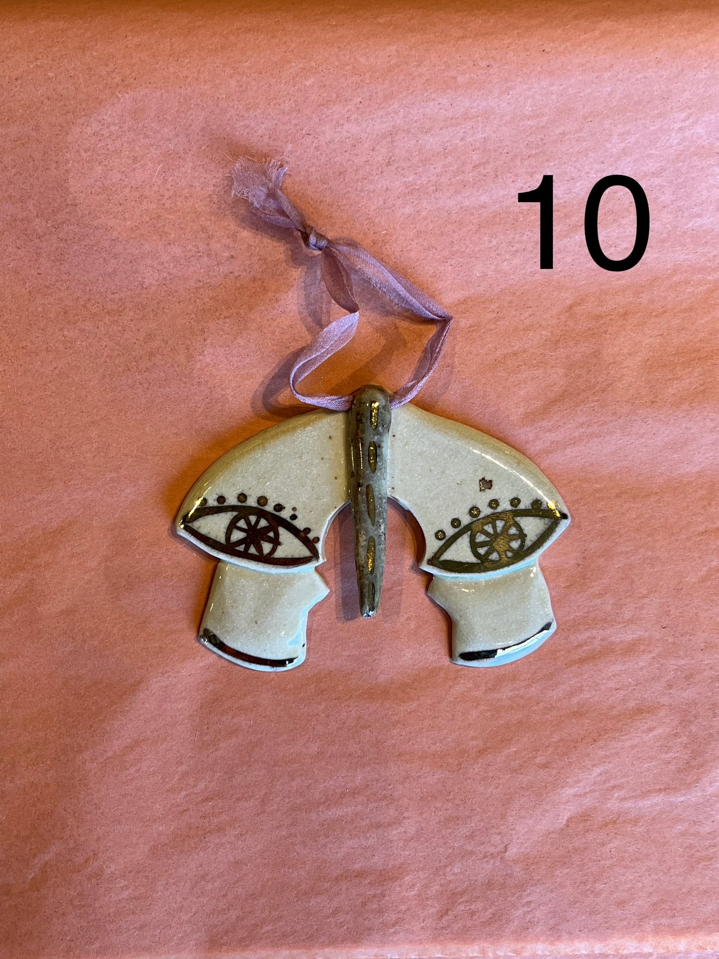 handmade moth ornaments Gift from flower + furbish Shop now at flower + furbish