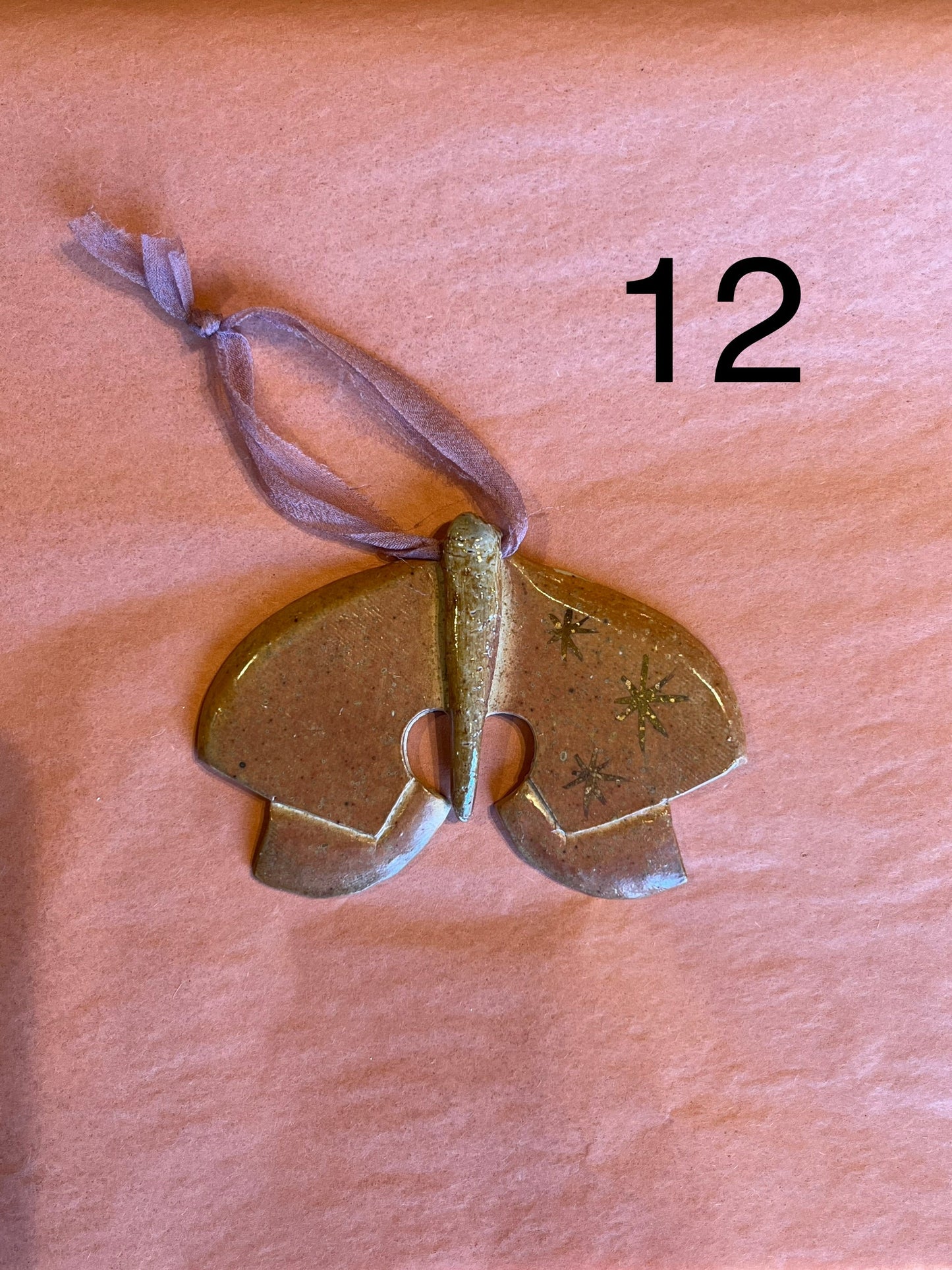 handmade moth ornaments Gift from flower + furbish Shop now at flower + furbish