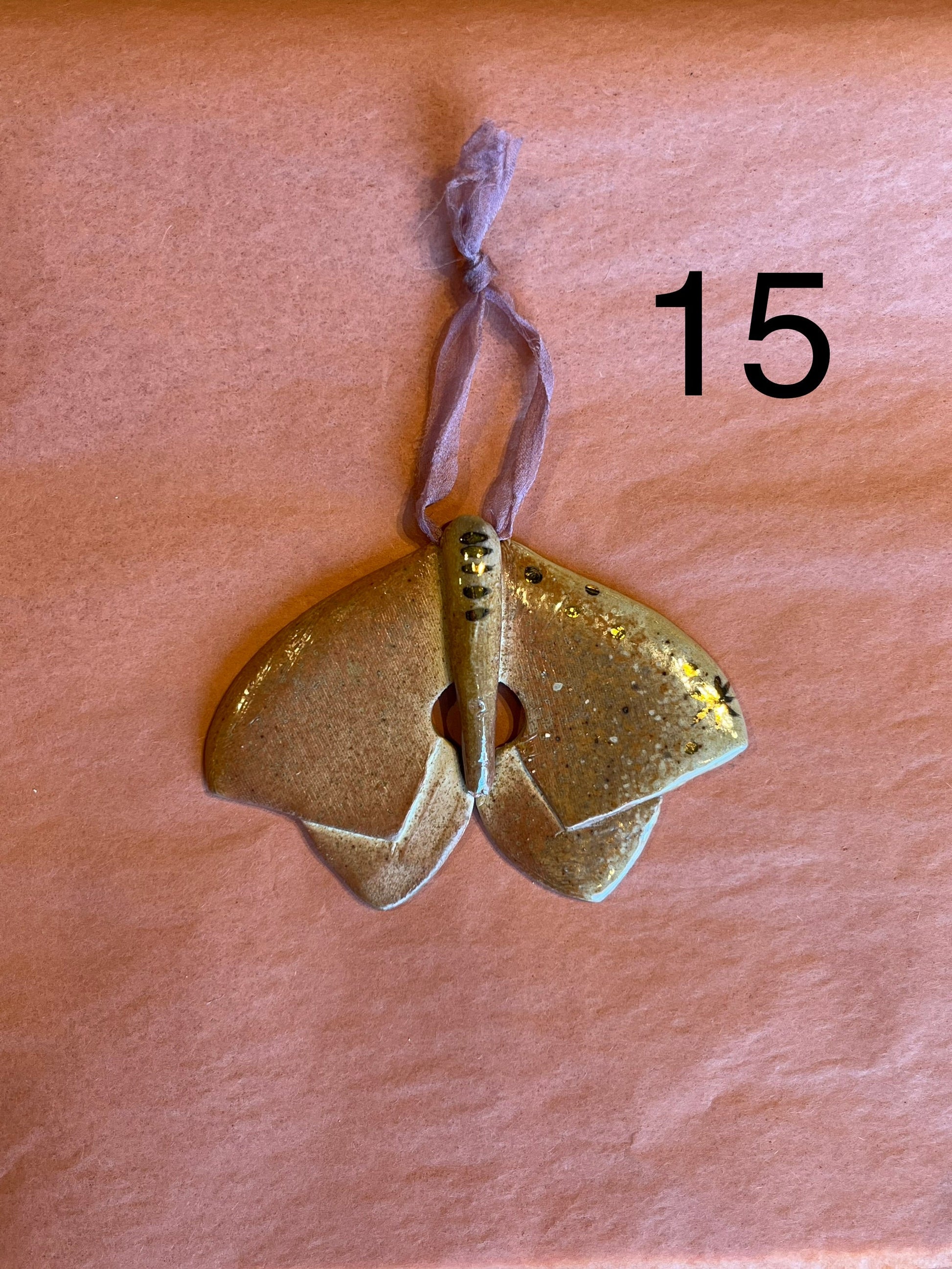 handmade moth ornaments Gift from flower + furbish Shop now at flower + furbish