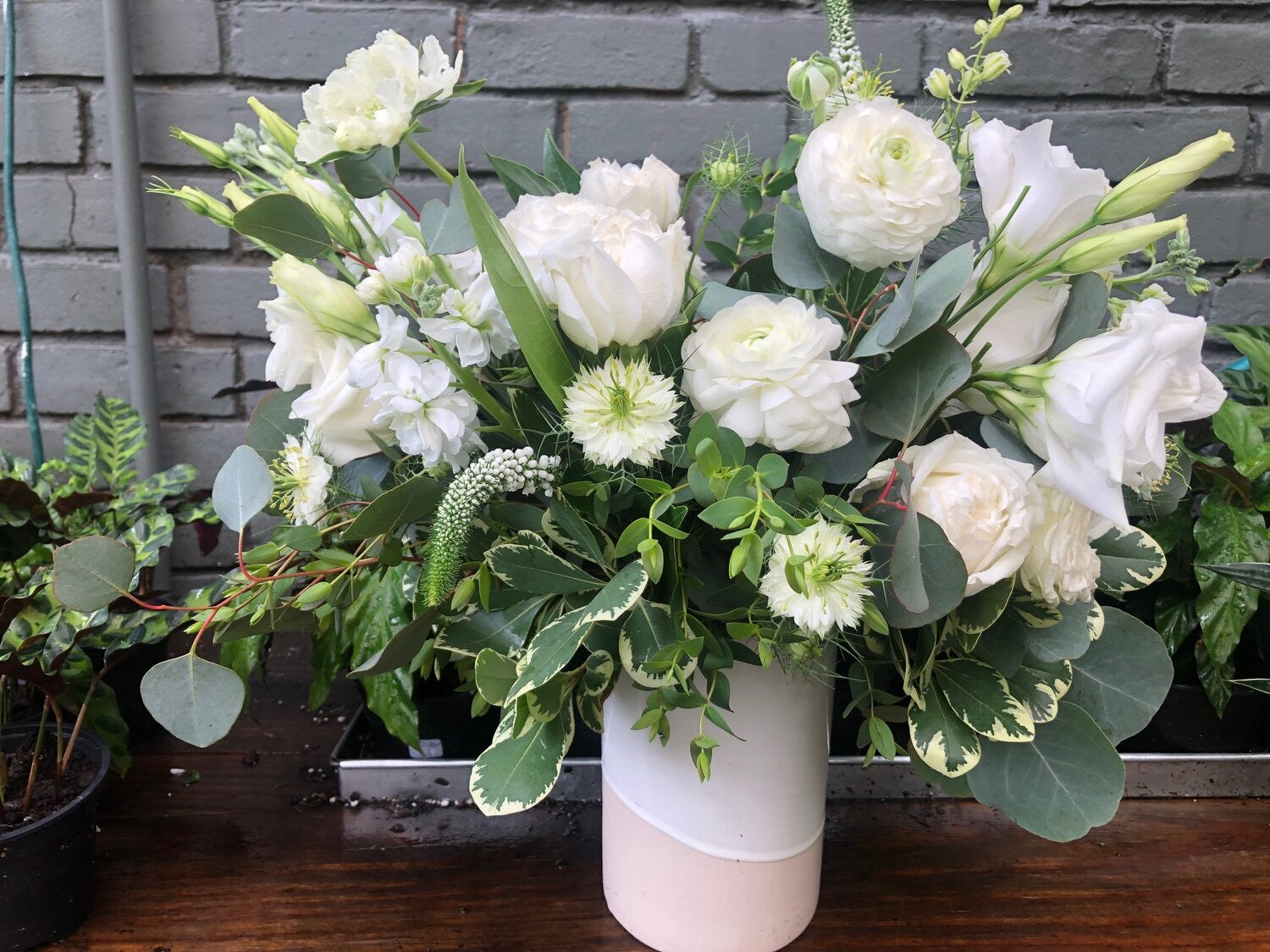 sylvie shop now at flower + furbishFlowers, fresh flower, sympathy, vased arrangement