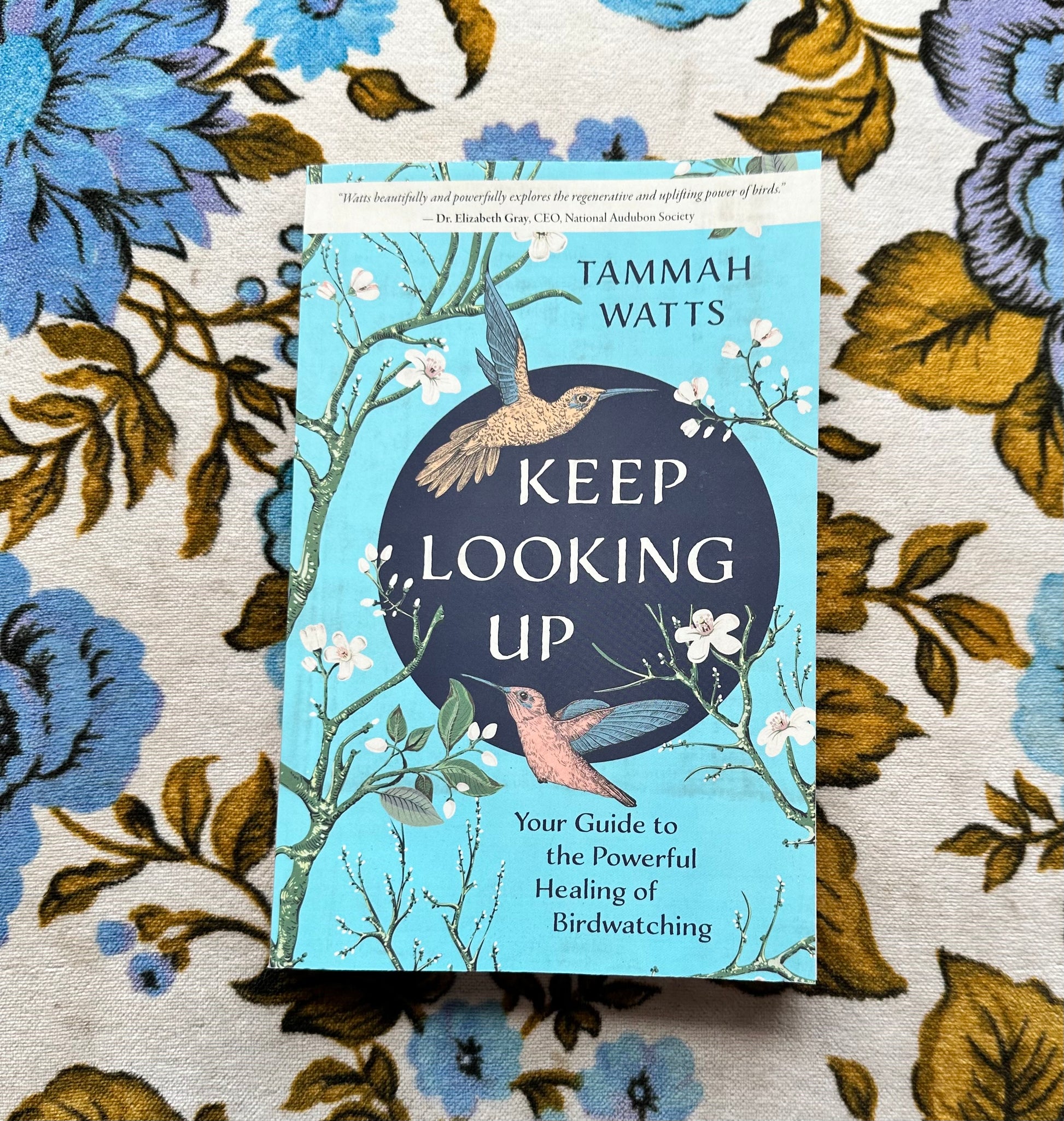 keep looking up: your guide to the powerful healing of birdwatching book from flower + furbish Shop now at flower + furbish