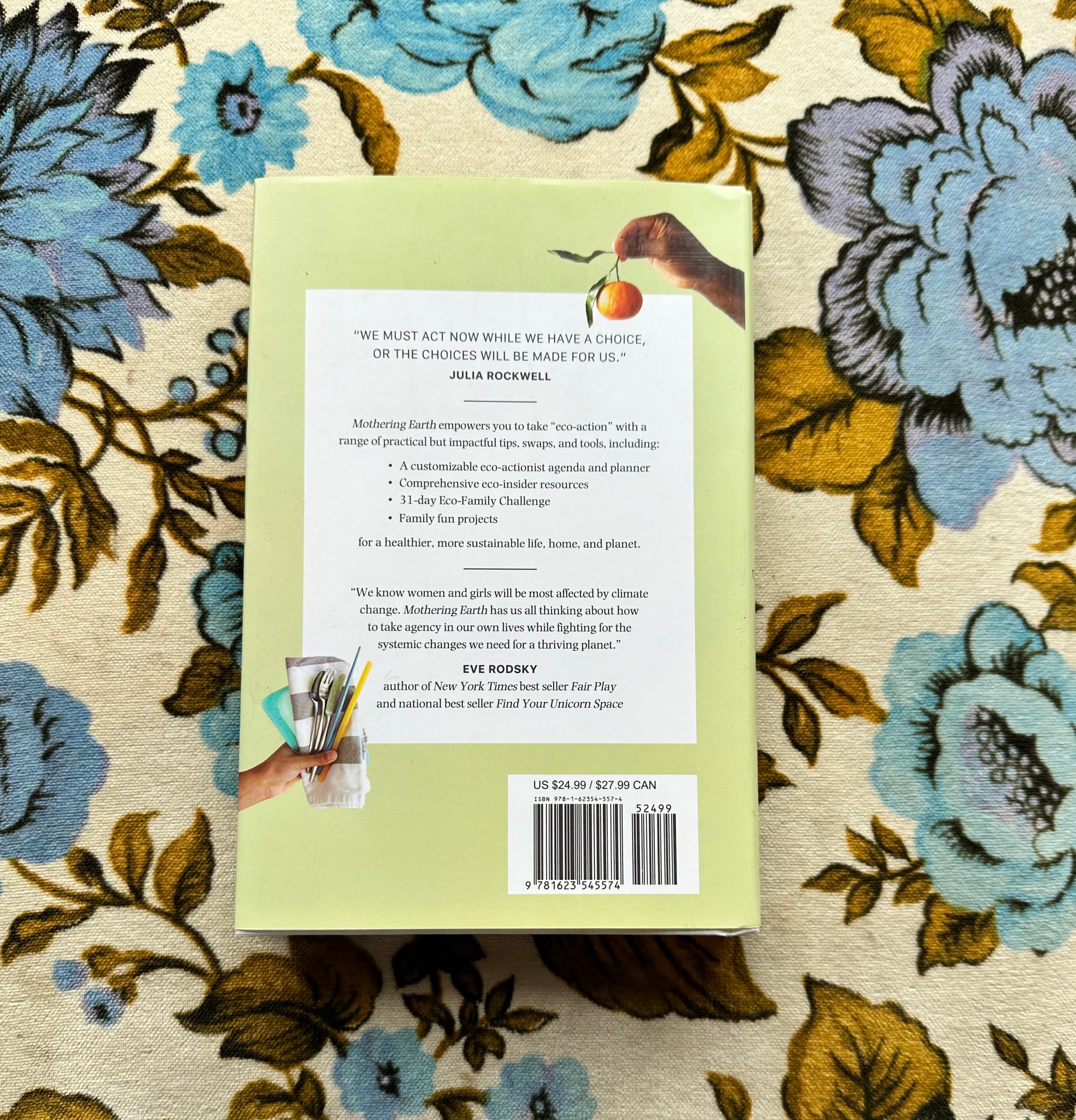 mothering earth: the busy family’s guide to saving the planet book from flower + furbish Shop now at flower + furbish