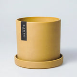 signature planter with saucer shop now at flower + furbish