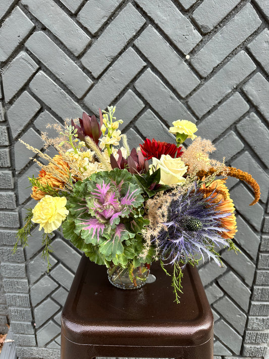 shades of autumn flowers from flower + furbish Shop now at flower + furbish