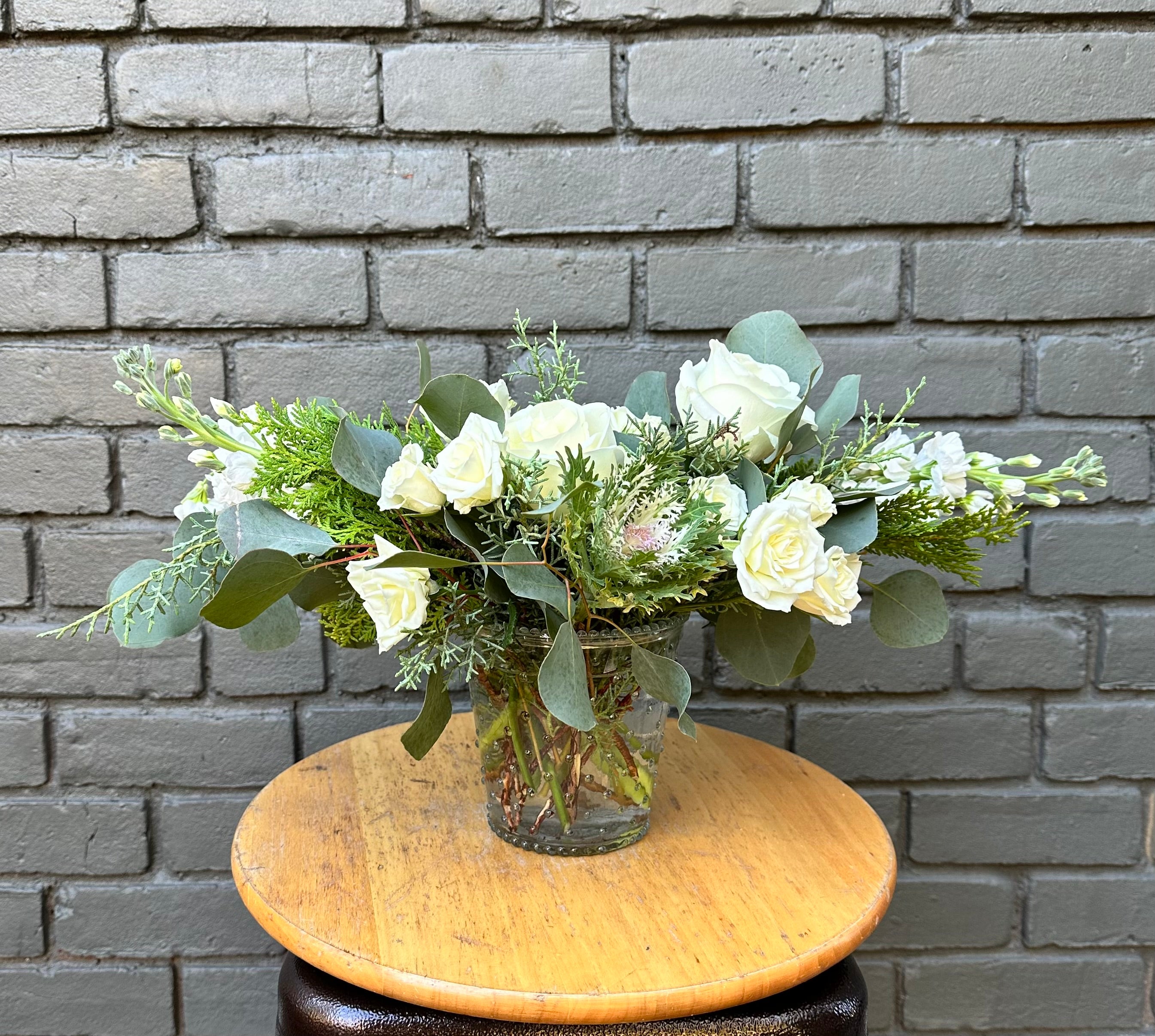 snowed in flowers from flower + furbish Shop now at flower + furbish