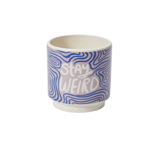 stay weird pot pot from flower + furbish Shop now at flower + furbish